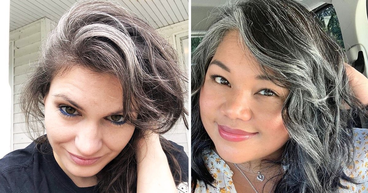 Young Women Show Off Their Natural Grey Locks On Instagram And They Look Gorgeous Young Women Show Off Their Natural Grey Locks On Instagram And They Look Gorgeous